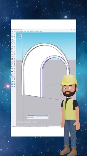 ada cara yg jauh lebih cepet bikin partisi dengan tembok motif kaya gini. caranya kamu perlu extension yg namanya curic face knife dulu. kamu bisa download di grup mandor. join sekarang sebelum harga naik bulan depan. total file di grup mandor sudah 500 file lebih. banyak isinya kaya extension, file desain autocad, sketchup , file RAB dan banyak lagi. semoga tutorial ini bermanfaat 🔥🔥 #sketchup #tutorialsketchupindonesia #fyp #viral