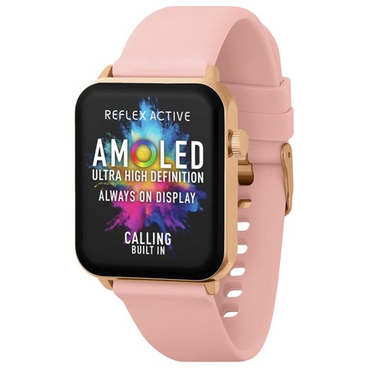 Buy Reflex Active Series 30 Amoled Pink Calling Smart Watch | Fitness and activity trackers | Argos