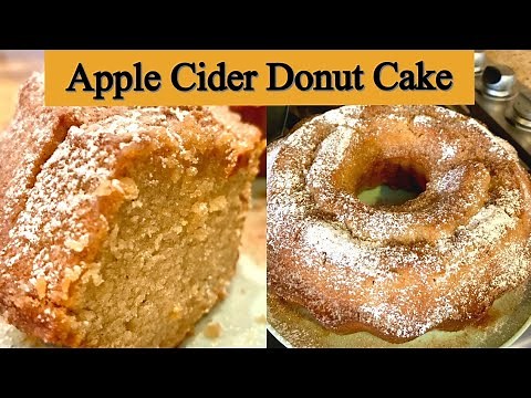 Apple Cider Donut Cake!! Cinnamon Sugar Coating …..