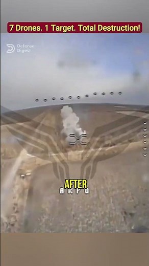 Seven Drones, One Target, Total Destruction!