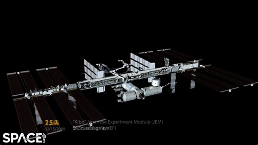 Explore the assembly process of the International Space Station in this time-lapse animation