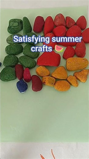 Satisfying summer crafts 🍉#art #drawing #easydrawing