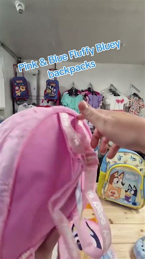 Fluffy Bluey Backpacks for Kids - Soft & Stylish! #bluey #backpack #nursery