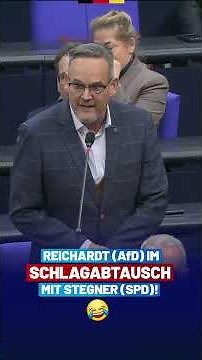 The comeback was a success! Martin Reichardt clashes with Ralf Stegner! - AfD parliamentary group