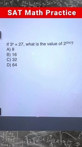 67K views · 105 reactions | Exponent ‼️ Looking for SAT Math...