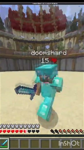 Sharpness shorts but he actually plays #minecraft #viral