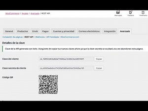Como crear tu Client Key y Client Secret de Woocommerce