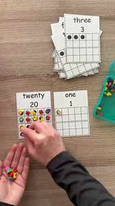 Ten Frame Counting 1-20 Activity Cards-instant Download- Montessori Learning Toy for Preschool, Kindergarten, Homeschool, Special Needs- PDF - Etsy