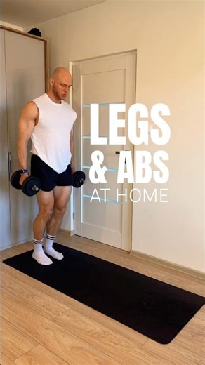 Legs & Abs Home Workout | Beginner-Intermediate