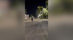 235K views · 1.2K reactions | BEAR SIGHTING: A Fox 4 viewer sent this video of a black bear wandering in a shopping plaza on Saturday night. The bear was next to the Texas Roadhouse on Six Mile Cypress Parkway. | Fox 4 | Facebook