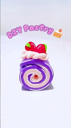 How to make DIY pastry with clay 🍰