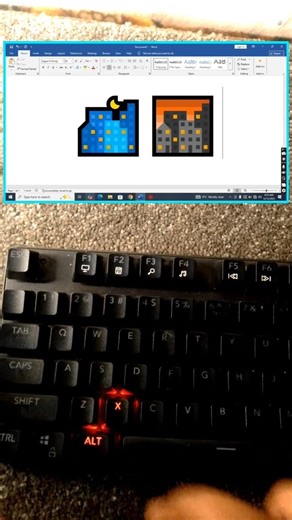 🌇🌃 Cities symbol shortcut in MS words #keyboard