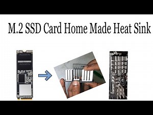 M.2 SSD Card Homemade Heat Sink.