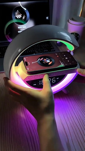  The perfect stocking stuffer for your loved ones this Christmas!  This Bluetooth night light sets the mood, plays your favorite songs & even charges your phone — all in one magical glow. ✨ Trust me, everyone’s gonna love it!  | Buletboard-C | Facebook