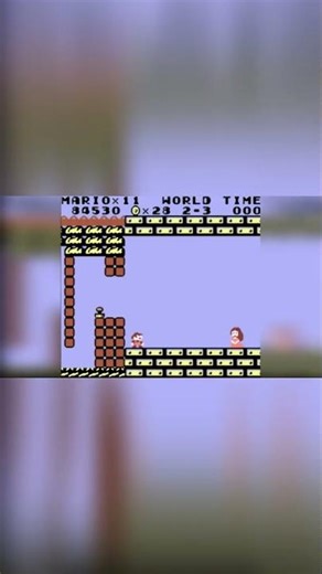 SUPER MARIO LAND. World 2-3 (3). Old game. Games-Dendy. Retro game.