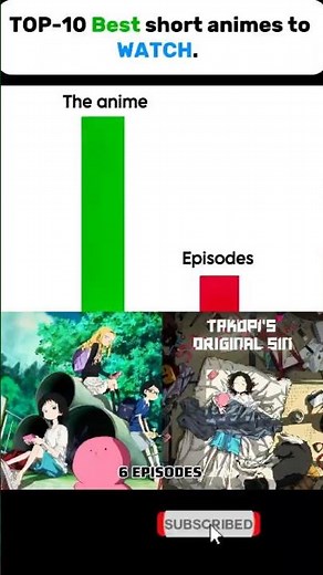 Some of the BEST short ANIMES to watch. #anime #animeedit #animeshorts