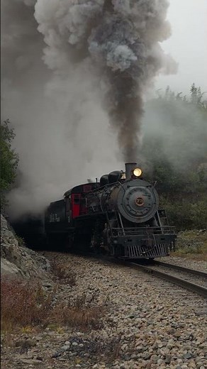 White Pass No. 73 Bursts Out of Tunnel | Steam on the Yukon Route