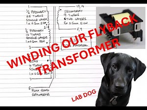 Part 3 - Winding a prototype flyback transformer for our mains ACDC power supply #flyback
