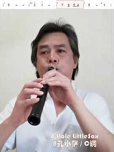 "Moon River" - 8-Hole LittleSax/Mini Sax/Xaphoon/Pocket Saxophone/Pocket Sax 《月亮河》8孔小萨（C调）JumpingBar