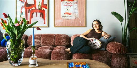 Content Creator Jess Judith Designed Her ENTIRE Miami Home Around One Pink Sofa