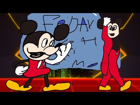 FNF: FRIDAY NIGHT FUNKIN VS MICKEY MOUSE | JOKE BUILD | FUNNY CLUBHOUSE TRIO [FNFMOD] #mickeymouse