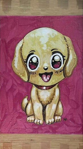 How to Paint Anime Puppies 7 #painting #drawing #puppy #sketch #dog #puppiesplaying