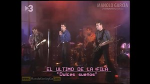 163K views · 6.8K reactions | Dulces sueños, El Último de la Fila. Actuación en el programa de TV3 Angel Casas Show del 15/10/1985. "Ningún sitio a dónde ir, ninguno al que regresar. Nada que te haga reir, nada que te haga llorar. El amor de las viejas novelas, murmura un deseo a las estrellas. Coge mi mano y duerme junto a mí; si no te importa, me quedaré aquí hasta el fin." #ElÚltimodelaFila #ManoloGarcía #QuimiPortet | Manolo García y Compañía | Facebook