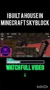 🔥 Building My SkyBlock House in Minecraft