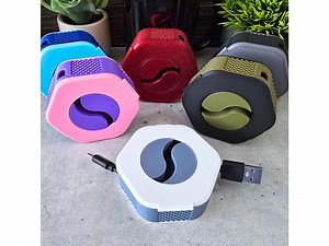 Travel USB Cable Winder: 3D Printed Two-tone Portable Cord Organizer - Etsy