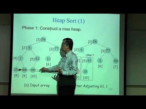 資料結構14-1(國立中山大學楊昌彪教授，有中文字幕) - Heap Sort & Radix Sort & List Sort