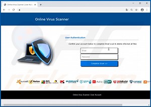 Online Virus Scanner Phishing Scam