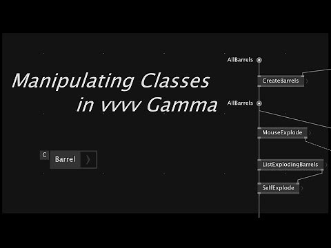 Manipulating Classes in vvvv Gamma