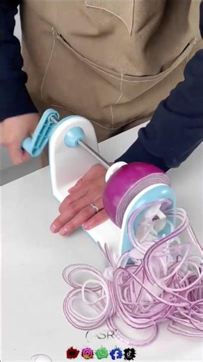 Amazing Onion Slicer 😍 | Perfect Onion Rings in Seconds #Shorts