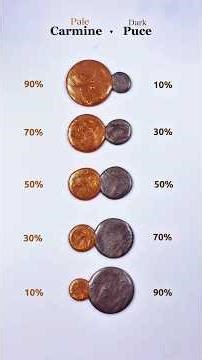 Let's Mixing Pale Carmine + Dark Puce Slime 😍 #colormixing #painting #satisfying #artandcraft #art