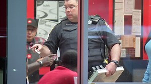 Robbery suspects open fire inside Spring pizza restaurant