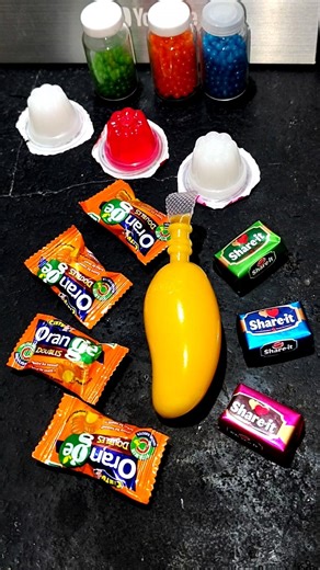 soft mango 🥭 pudding jelly popsicle 🤯🌎 #youtubeshorts #trending #shortsfeed