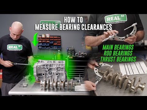 How To Measure Bearing Clearances On Your Engine - Step By Step | Real Street Performance