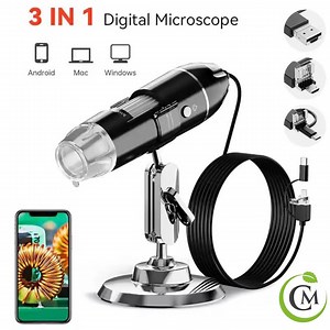1600X USB Digital Microscope Camera With Stand | Portable Electronic Magnifier for Soldering, Crafts, Coins, PC Mac Android - Etsy