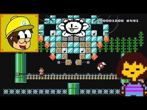 Undertale Flowey Battle - Super Mario Maker