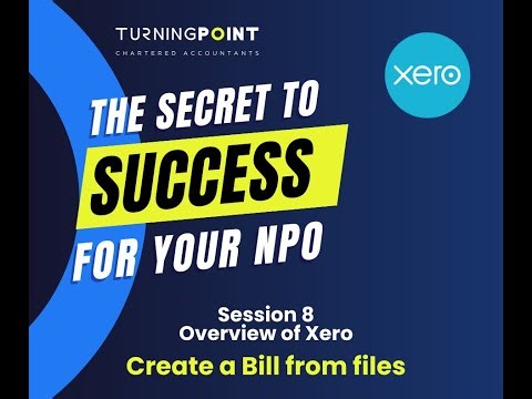 How to Create a Bill from Files in Xero | Upload Supplier Invoices (NPOs South Africa)