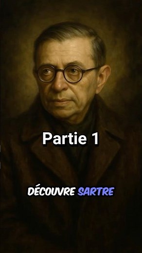 Sartre en 1 minute - Partie 1 #philosophie