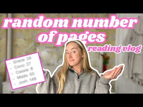 Random Number Generator Picks My Pages 🎲📚 | Reading Challenge