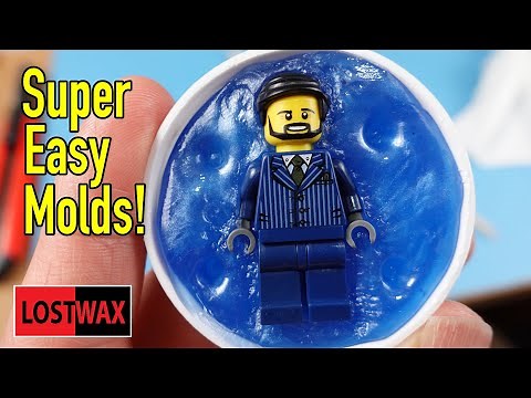 Making Molds with Oyumaru! Blue Stuff/Oyumaru Review. How to Cast Plastic Miniatures or Parts
