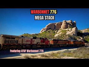 Mega Monster Stack Train at Sullivan’s Curve — Warbonnet 776 Leads the Charge