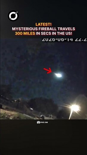BREAKING! Massive Fireball Meteor Blazes Across US Skies 😲☄️ #trending #shorts