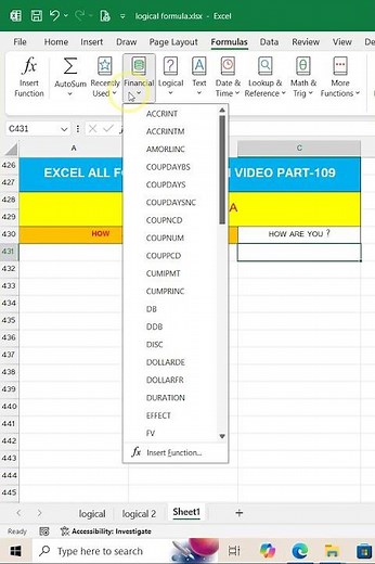 "Excel TRIM Function Explained (Part 109) | Remove Extra Spaces from Text Easily"