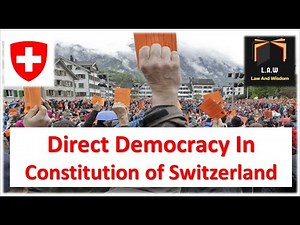 Direct Democracy in Constitution of Switzerland || Political Science || CSS/PMS