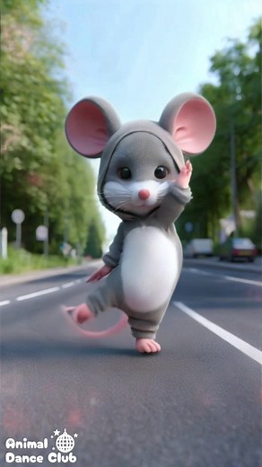 Adorable Mouse Dancing Video for Kids
