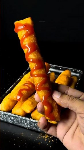 Super crunchy potato sticks 3.0 #shorts