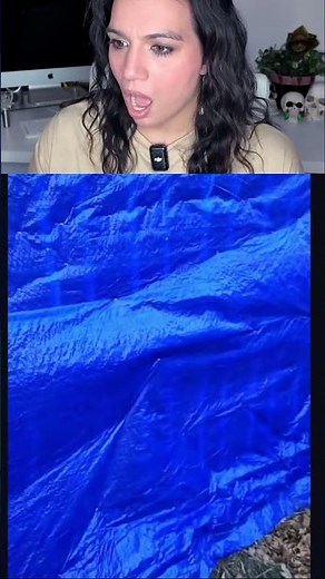 Creepy Neighbor Burned PEEPHOLES in a Tarp… Just to Spy on People?!